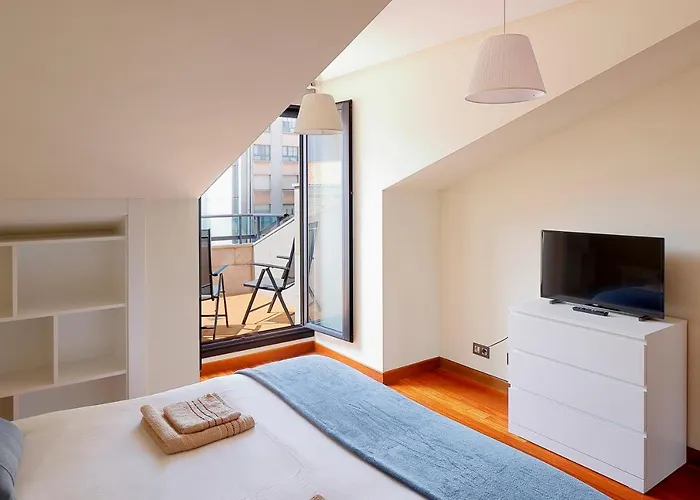 ático Con Terraza, Vistas Al Mar Y Parking En Playa De S Lorenzo Apartamento *